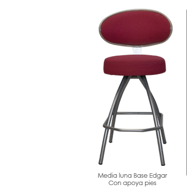 Silla para casino Media Luna Base Ovalo